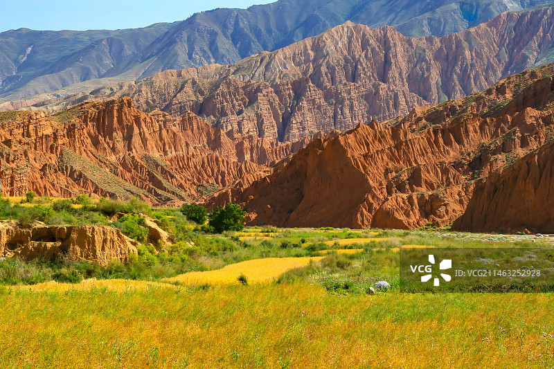 青海贵德县阿么贡国家地质公园图片素材