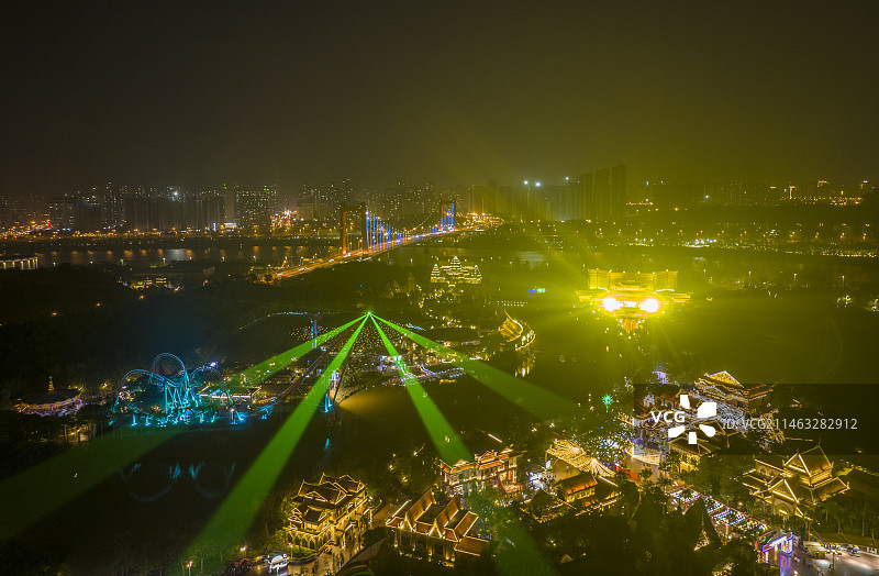 方特夜景图片素材