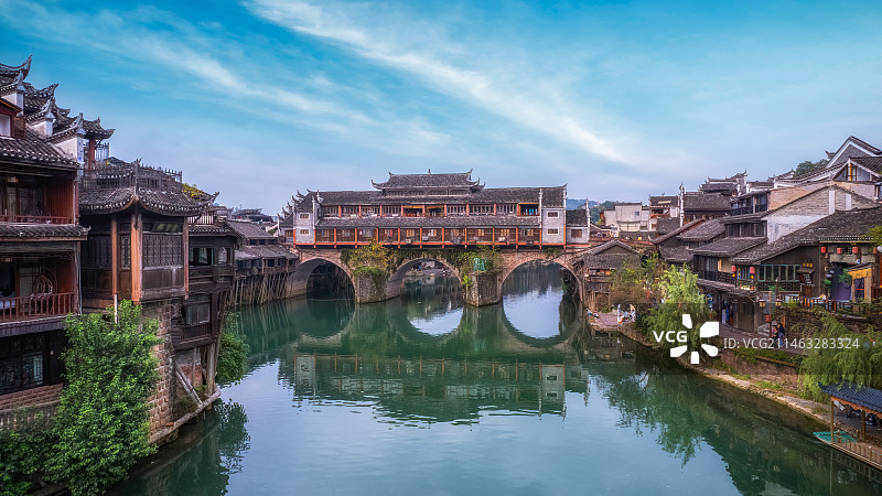 凤凰古城风光图片素材