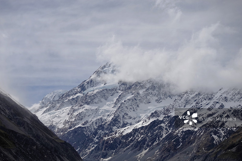 新西兰 库克山图片素材