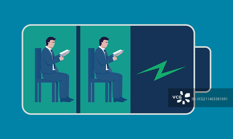 男人正在看书学习增长知识图片素材