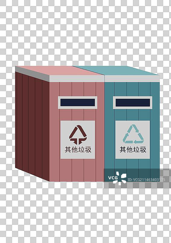 分类垃圾桶图片素材