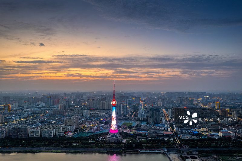 河南省洛阳电视塔图片素材