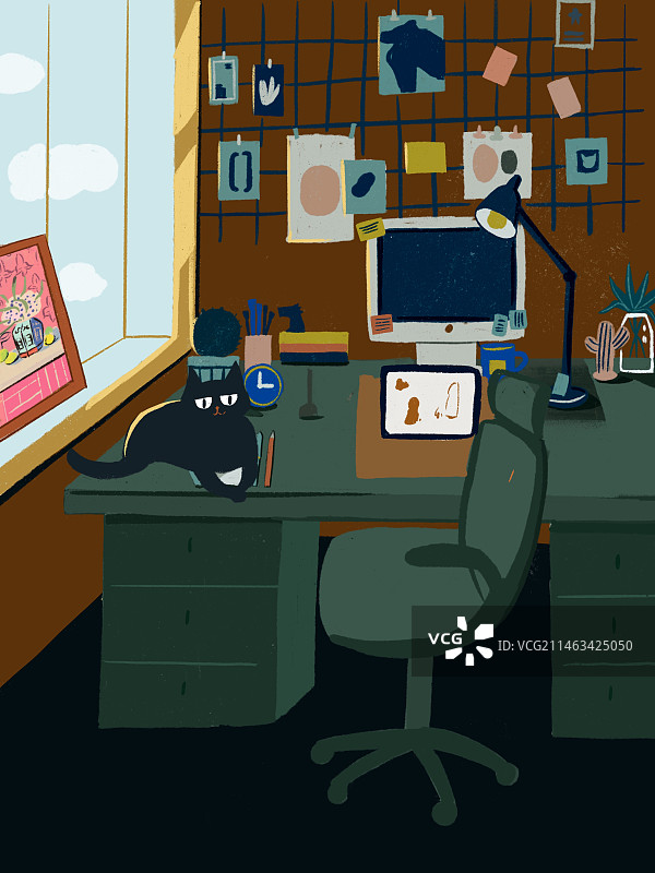 工作室一角图片素材