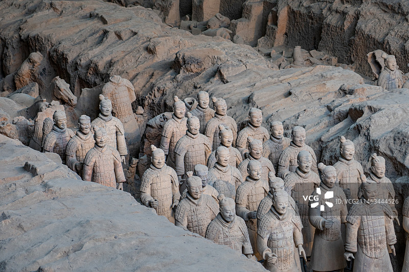 世界文化遗产 秦始皇陵 兵马俑  当地著名景点图片素材