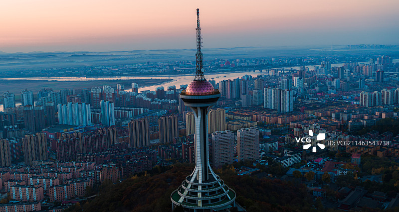 丹东中朝边境禁飞区航拍图片素材