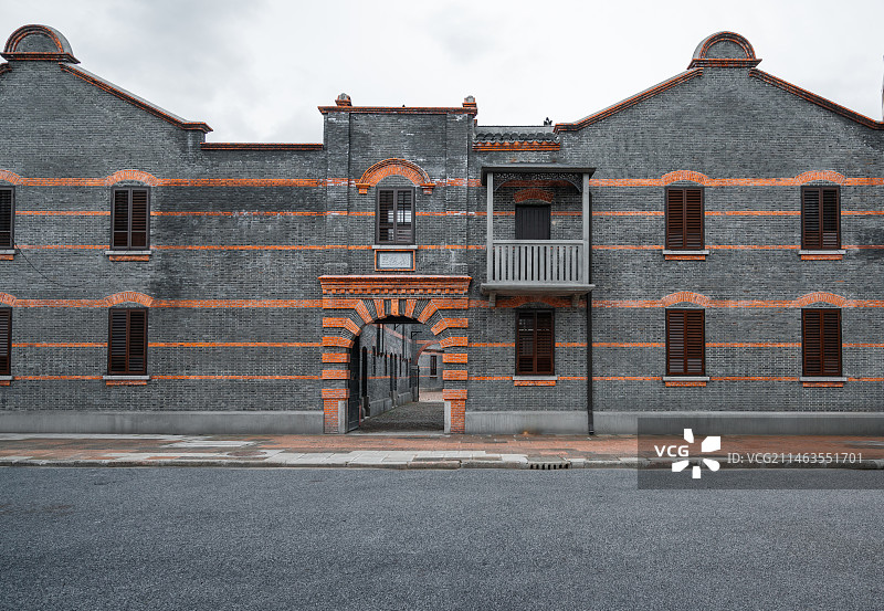 老上海石库门建筑图片素材