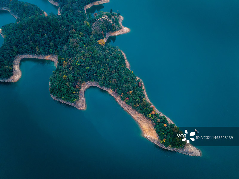 黄山太平湖图片素材