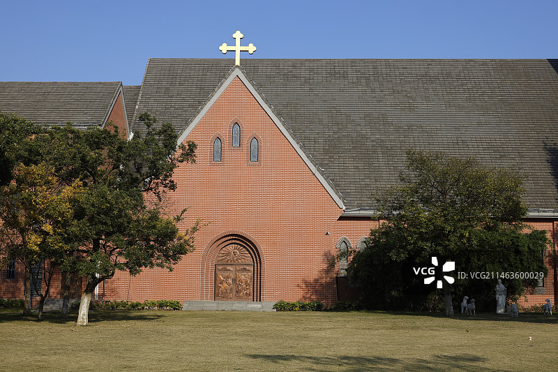 小教堂建筑图片素材