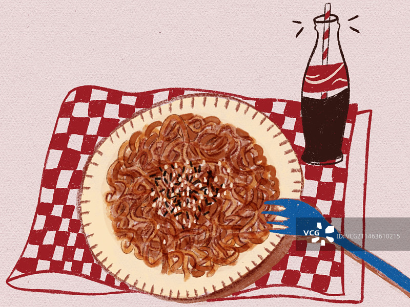 一顿热量炸弹晚餐图片素材