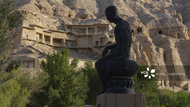 克孜尔石窟图片素材