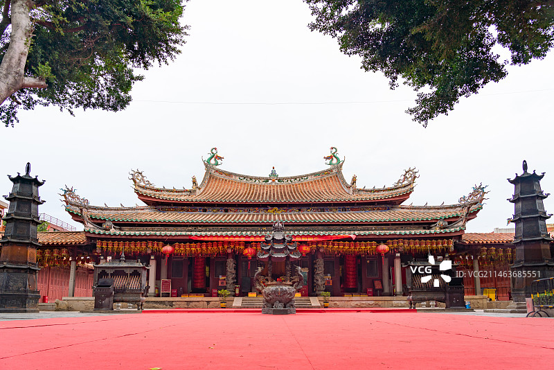 福建省泉州市天后宫古典建筑景观图片素材
