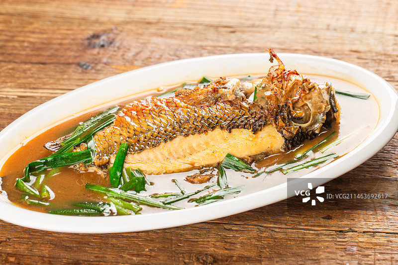 红烧罗非鱼图片素材