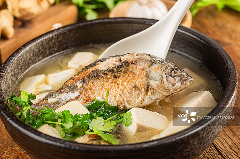 鲫鱼豆腐汤图片素材