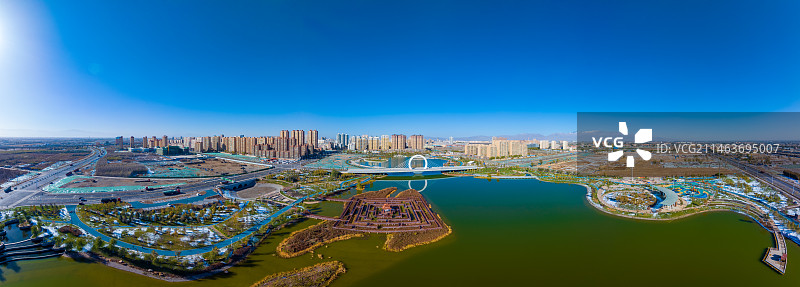 张掖城南文化公园图片素材