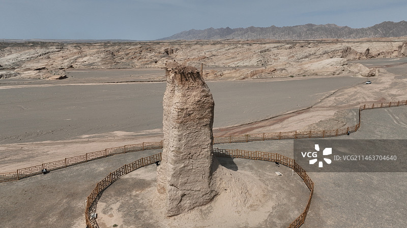 库车克孜尔尕哈烽燧图片素材