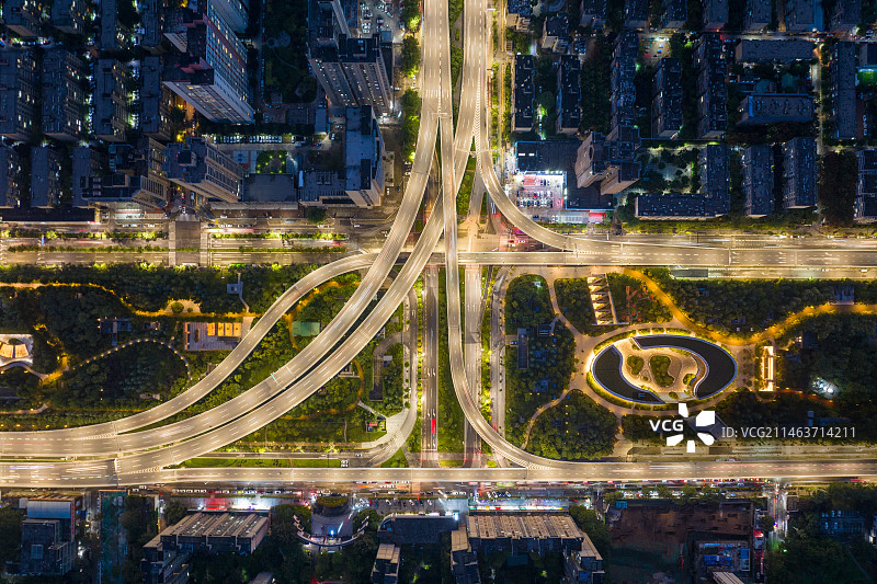 西安立体交通图片素材