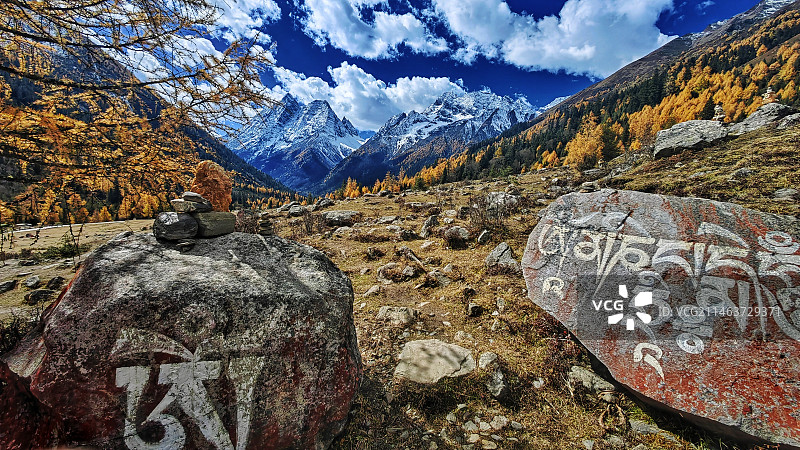 四姑娘山景区图片素材