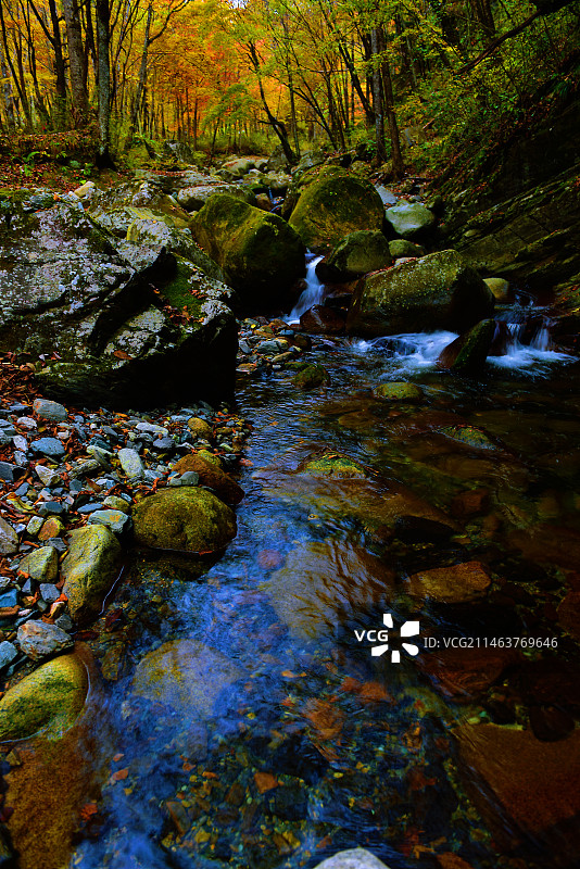 秦岭·山间小溪图片素材