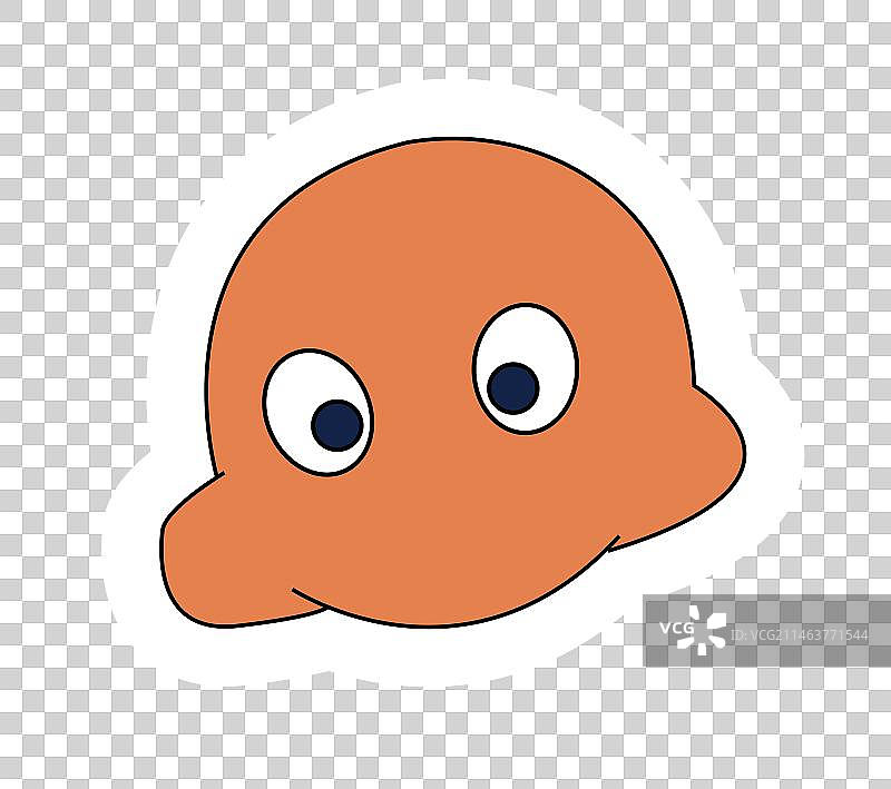 小章鱼 扁平时尚潮流 矢量插画图片素材