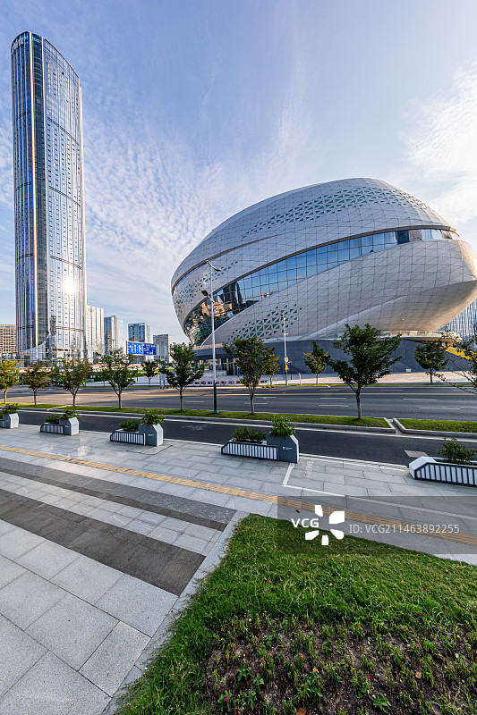 苏州相城区，高铁新城，城市风光图片素材