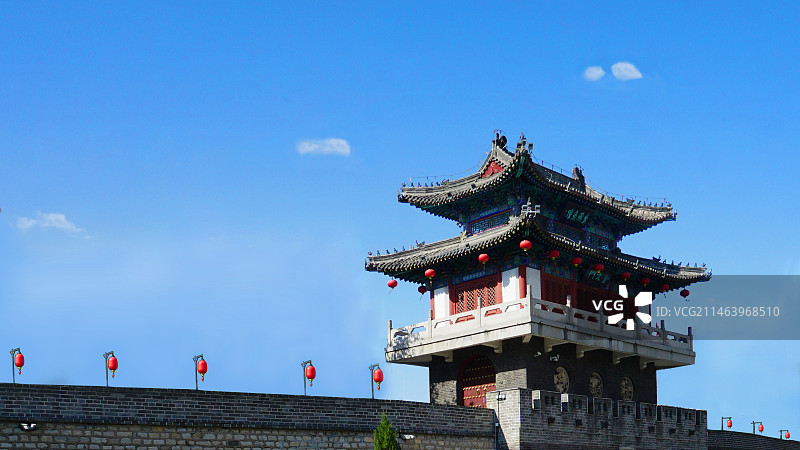 潍坊奎文 奎文阁 景色美图片素材