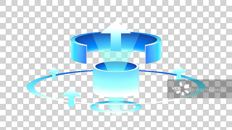 科技概念图案，扁平渐变系列免扣元素图片素材