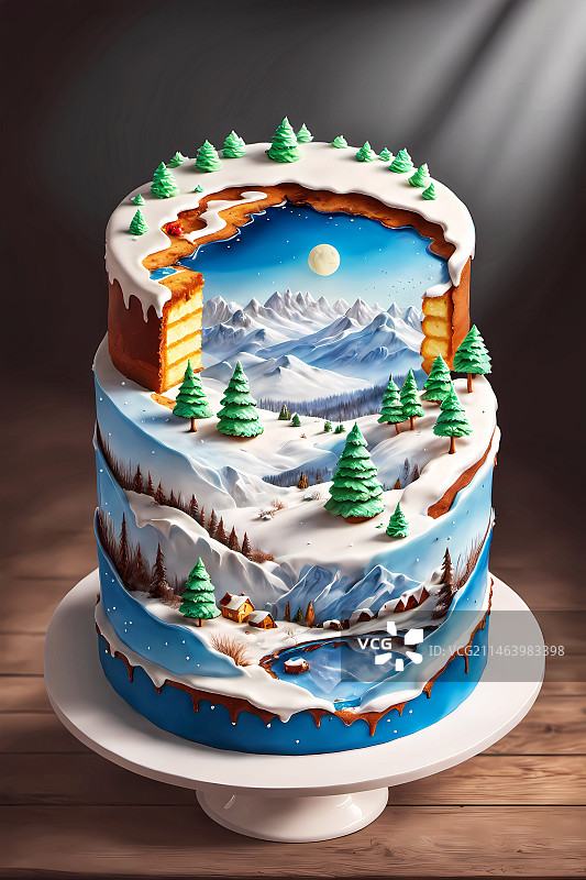 艺术蛋糕图片素材