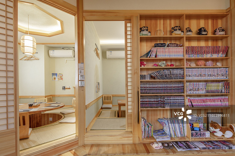 日本料理餐厅环境内景装饰设计样板间图片素材