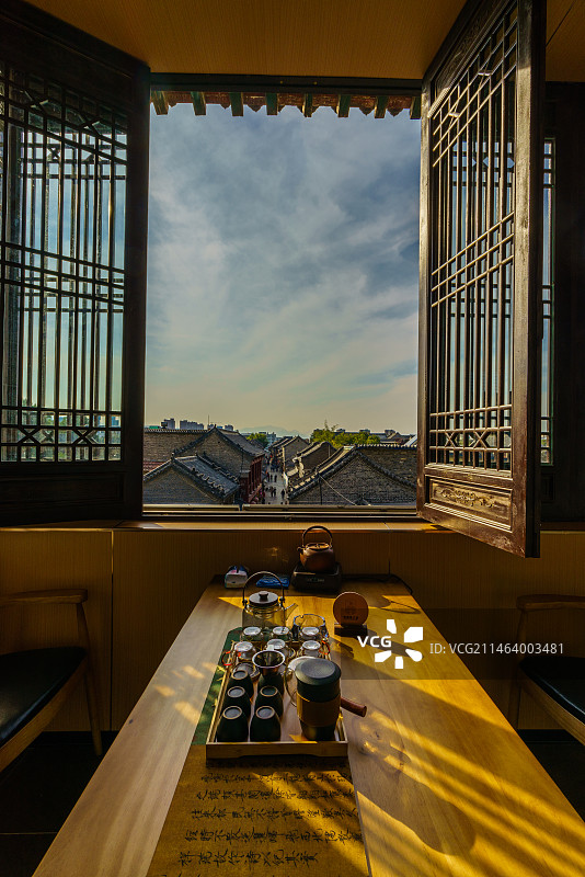 淄博周村古商城图片素材