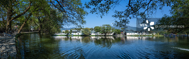 山水宏村图片素材