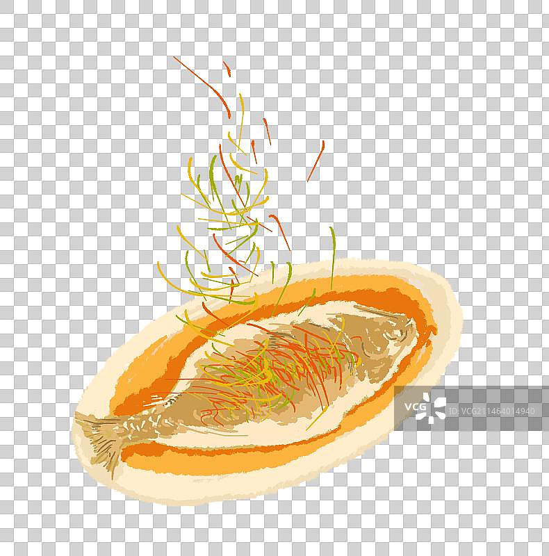 春节团圆年夜饭剁椒鱼头图片素材
