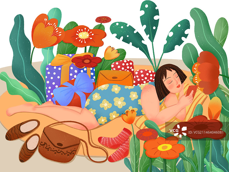 扁平插画图片素材