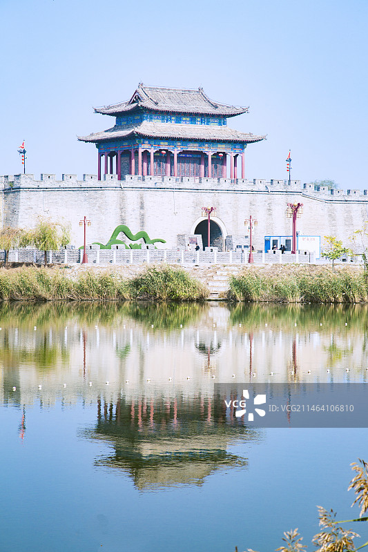 中国河北省永年县“广府古城”风光图片素材