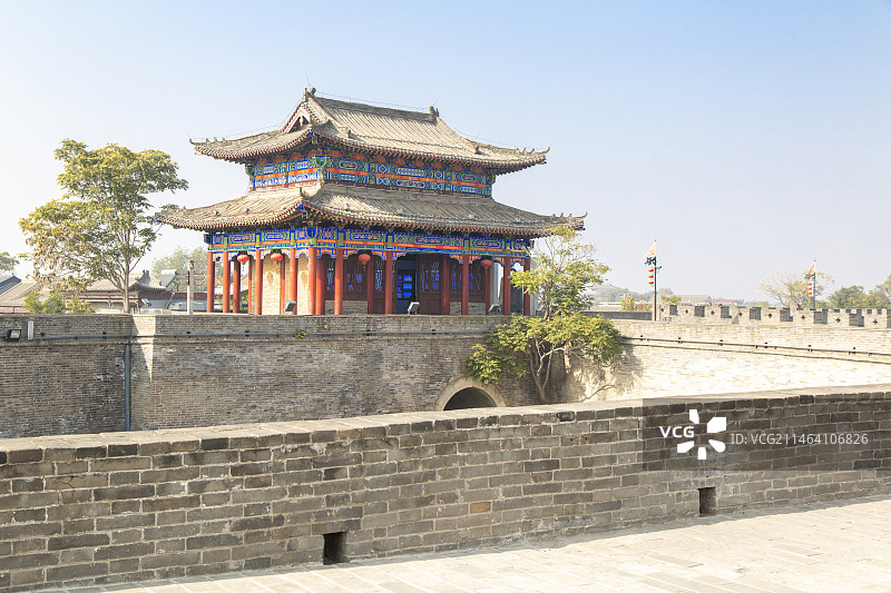 中国河北省永年县“广府古城”风光图片素材