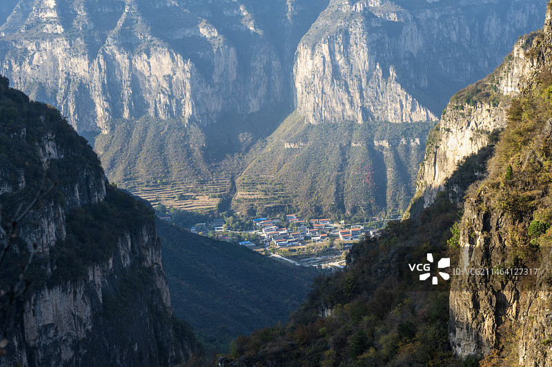 壶关县大峡谷镇鹅屋天生桥风景区图片素材