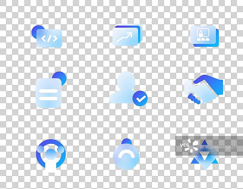 毛玻璃图标图片素材