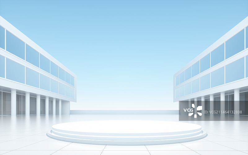3d图形展台空间场景广场背景图片素材