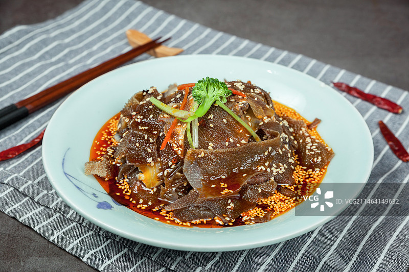 中餐美食-红油肚丝图片素材