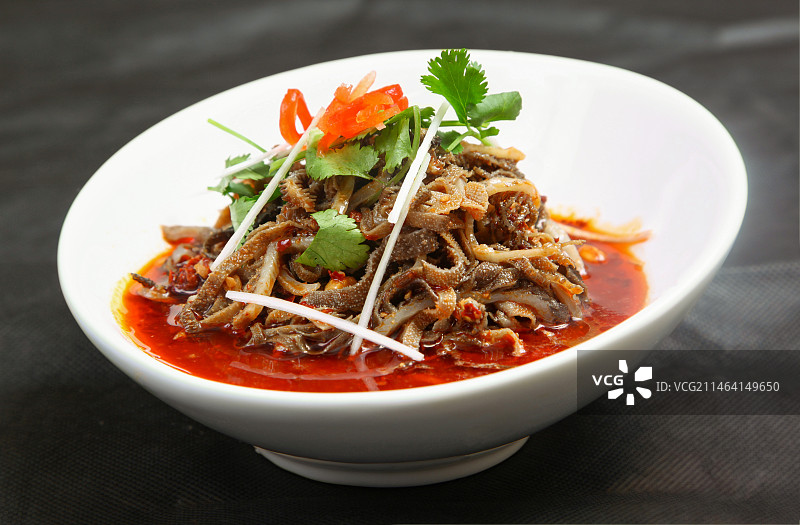 中餐美食-红油肚丝图片素材