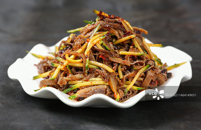 中餐美食-红油肚丝图片素材