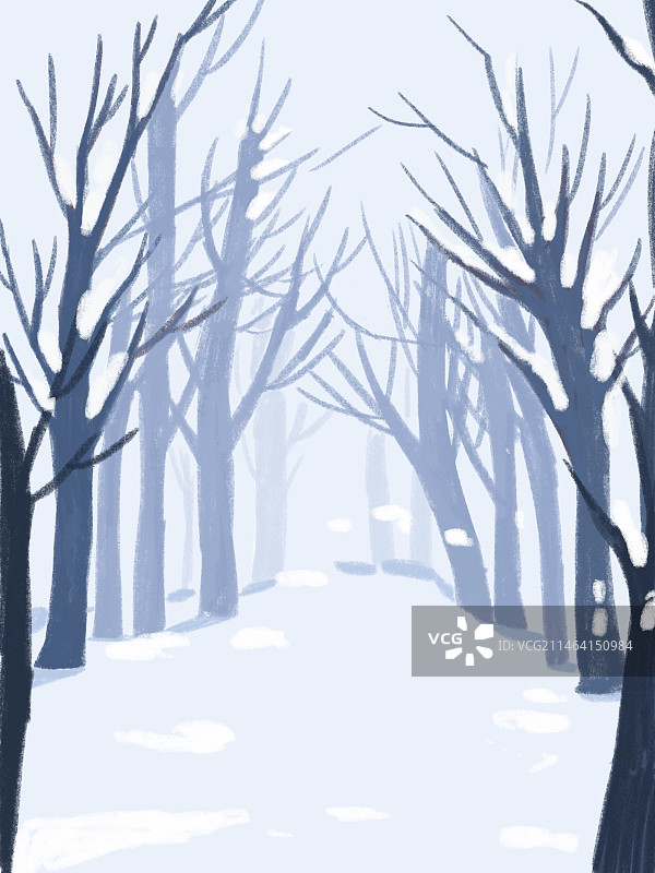 冬天的街景图片素材