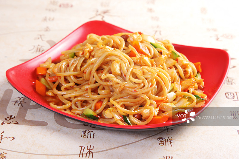 中餐美食-炒面图片素材