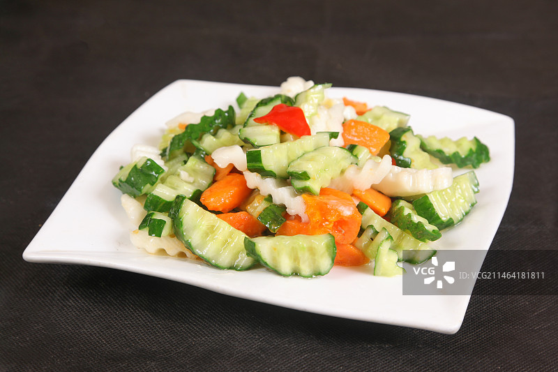 中餐美食-小炒三宝蔬图片素材