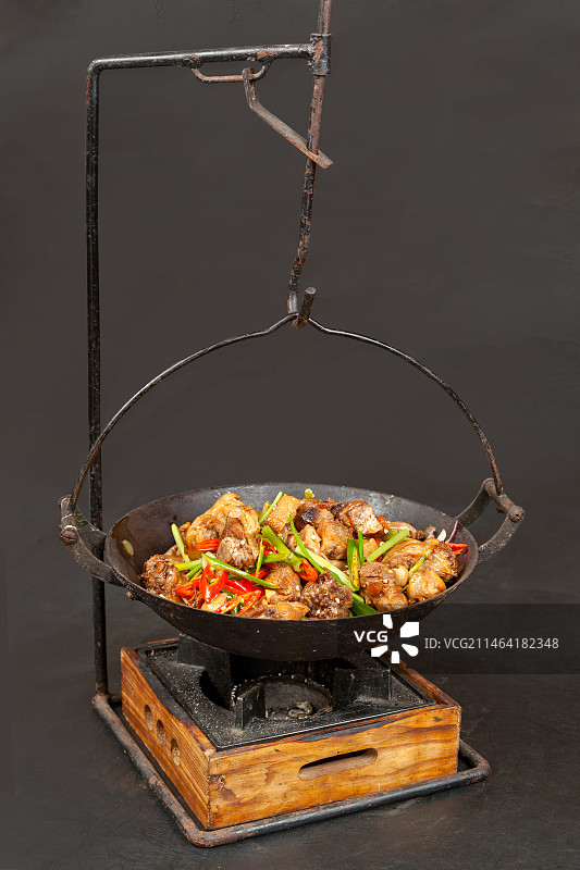 中餐美食-全鸭火锅图片素材