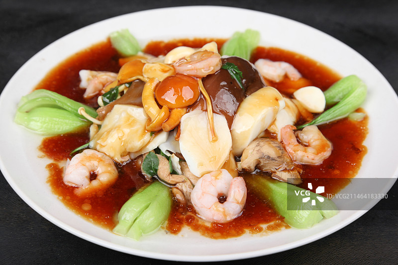 中餐美食-菌八珍图片素材