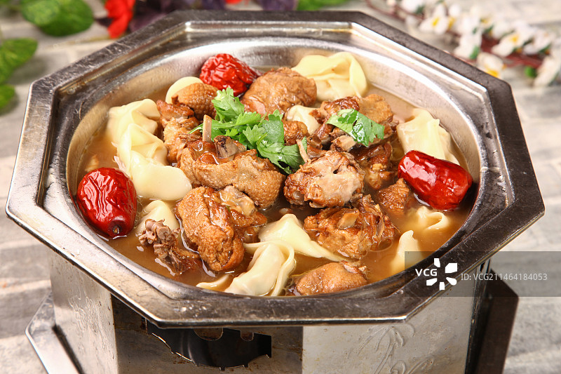 中餐美食-酸汤炖老鸭图片素材