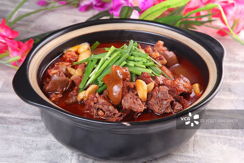 中餐美食-炖狗肉图片素材