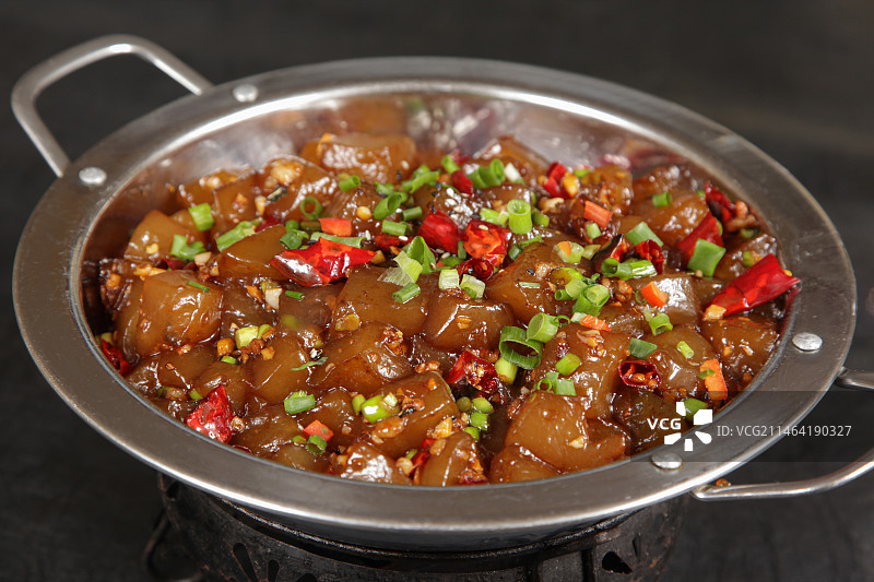 中餐美食-炒凉粉图片素材