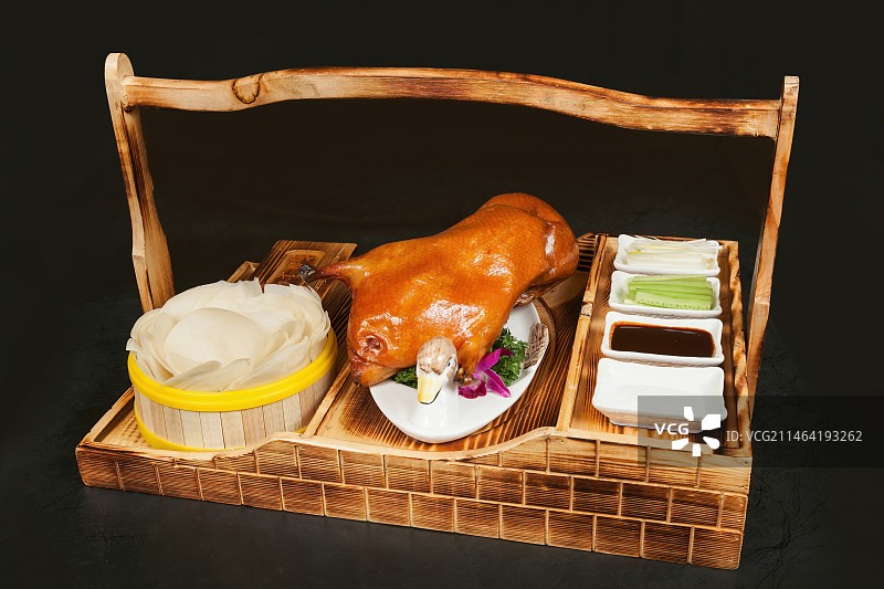 中餐美食-脆皮烤鸭图片素材
